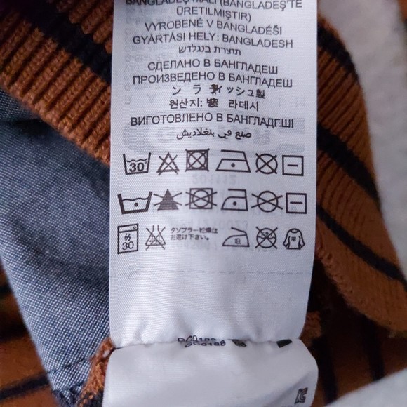 G-Star Raw Correctline Hari Brown and Blue Striped Cardigan NWT Men's Sz L - Picture 6 of 16